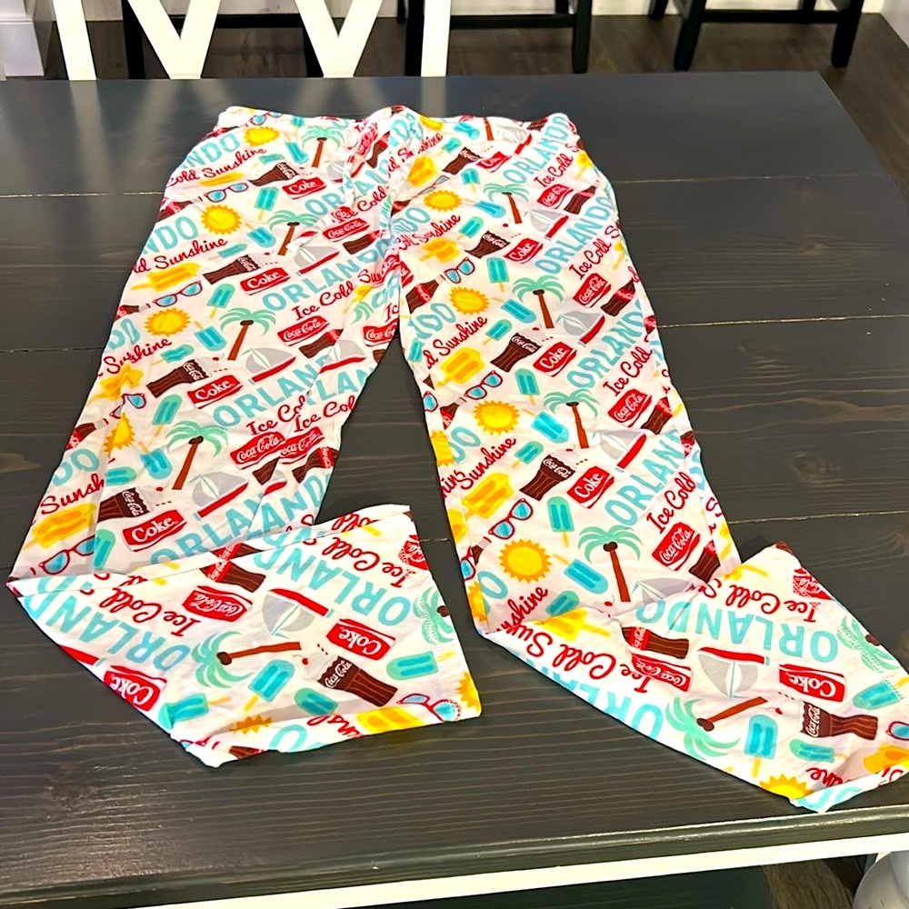Coca-cola pajamas bottoms, size M